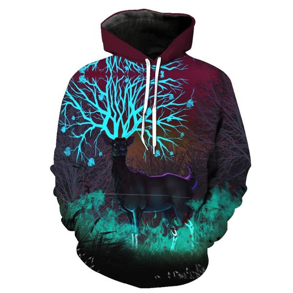 men's hoodies & sweatshirts 2021 fashion sweatshirt men / women 3d print forest deer animal pattern slim stylish hooded, Black
men's hoodies & sweatshirts 2021 fashion sweatshirt men / women 3d print forest deer animal pattern slim stylish hooded, Black