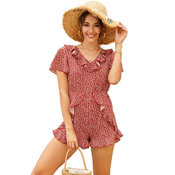 loose jumpsuit women summer short-sleeved print ruffle lace romper jumpsuit women 2021 ladies romper, Black;white
loose jumpsuit women summer short-sleeved print ruffle lace romper jumpsuit women 2021 ladies romper, Black;white