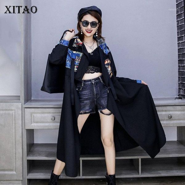 xitao plus size women trench thin long sleeve chiffon full sleeve goddess fan casual style loose 2020 autumn black coat zyq41521, Tan;black
xitao plus size women trench thin long sleeve chiffon full sleeve goddess fan casual style loose 2020 autumn black coat zyq41521, Tan;black
