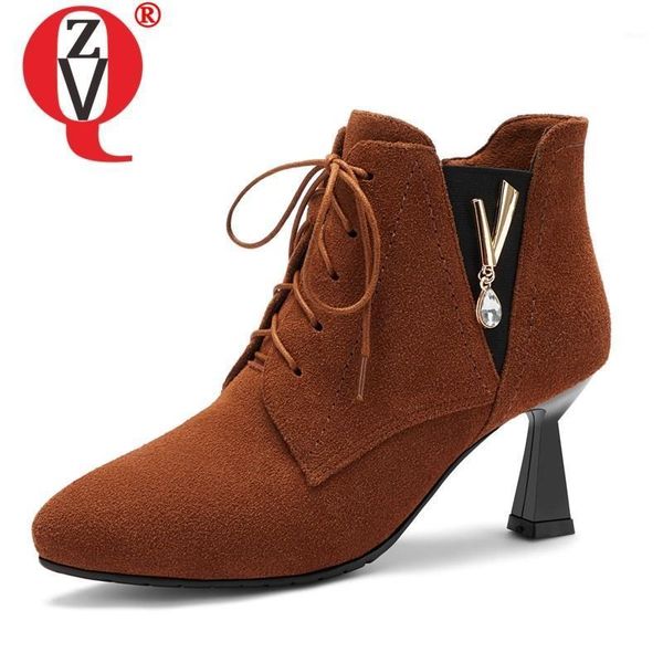boots zvq woman shoes 2021 autumn winter fashion pointed toe cow suede ankle outside high heels cross-tied zip shoes1, Black
boots zvq woman shoes 2021 autumn winter fashion pointed toe cow suede ankle outside high heels cross-tied zip shoes1, Black