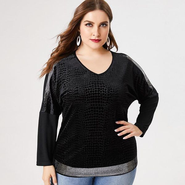 2020 fall women long sleeve v-neck loose t-shirt fashion ladies vintage elegant mom clothes plus size womens commuter 1, White
2020 fall women long sleeve v-neck loose t-shirt fashion ladies vintage elegant mom clothes plus size womens commuter 1, White