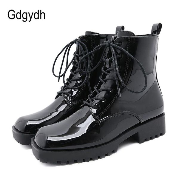 boots gdgydh 2021 patent leather women shoes square toe low heeled two-pieces lace-up female ankle gothic black ladies
boots gdgydh 2021 patent leather women shoes square toe low heeled two-pieces lace-up female ankle gothic black ladies