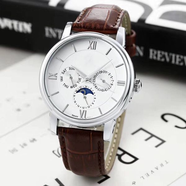 all subdials work leiseure mens or women stass steel quartz wristwatches satch watch watch relogies relojes gift, Slivery;brown
all subdials work leiseure mens or women stass steel quartz wristwatches satch watch watch relogies relojes gift, Slivery;brown