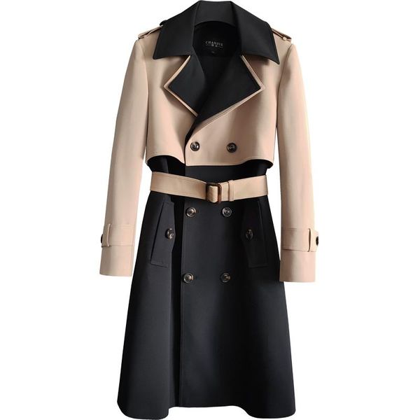 men's trench coats color block mid-length windbreaker large size coat spring autumn male stitching jacket fit slim teenager dress, Tan;black
men's trench coats color block mid-length windbreaker large size coat spring autumn male stitching jacket fit slim teenager dress, Tan;black