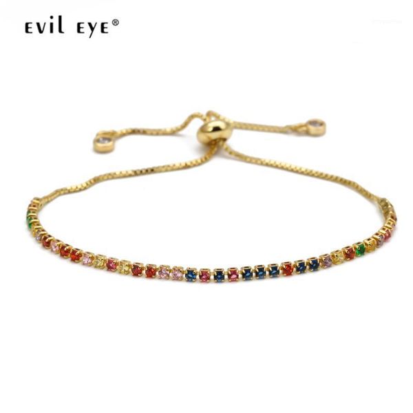 evil eye multi color zircon bracelet rose gold silver color chain bracelet adjustable fashion jewelry for women female ey66091, Golden;silver
evil eye multi color zircon bracelet rose gold silver color chain bracelet adjustable fashion jewelry for women female ey66091, Golden;silver