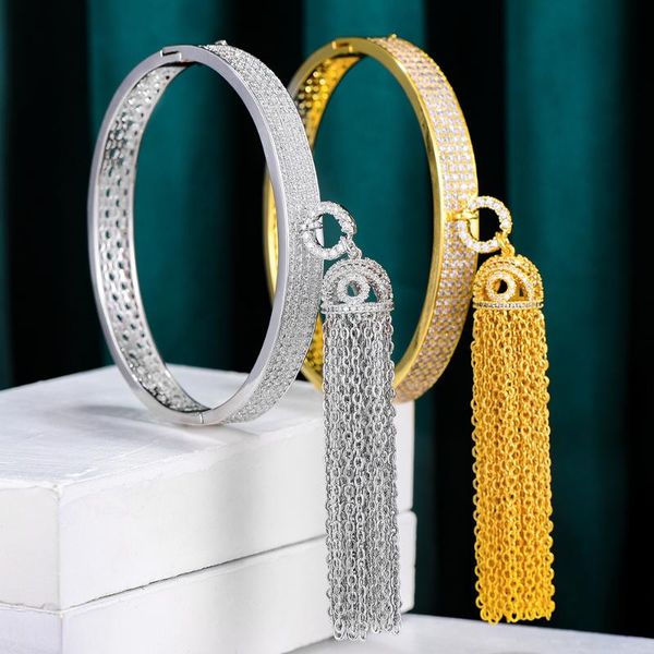 godki personality trendy bangle gorgeous chains tassel for girl friends lover new year surprise bridal wedding high quality, Black
godki personality trendy bangle gorgeous chains tassel for girl friends lover new year surprise bridal wedding high quality, Black