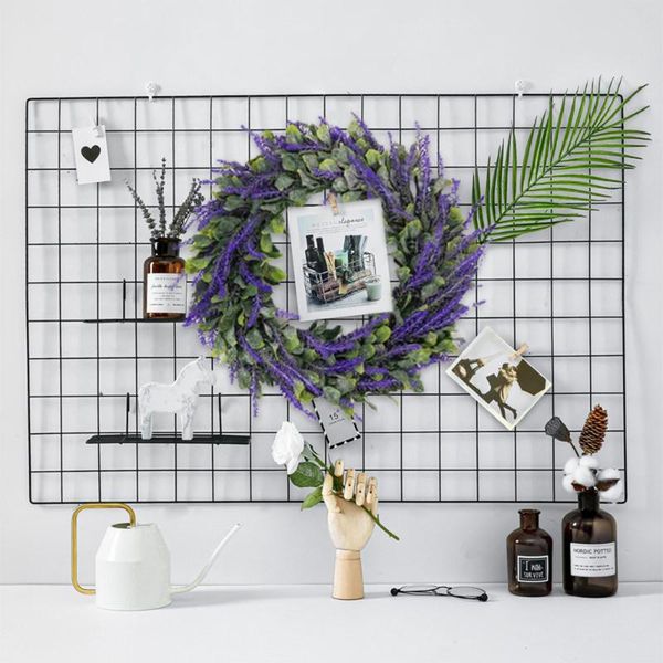 decorative flowers & wreaths 1pc fake lavender hanging wreath garland for front door artificial plants background wall window wedding party
decorative flowers & wreaths 1pc fake lavender hanging wreath garland for front door artificial plants background wall window wedding party