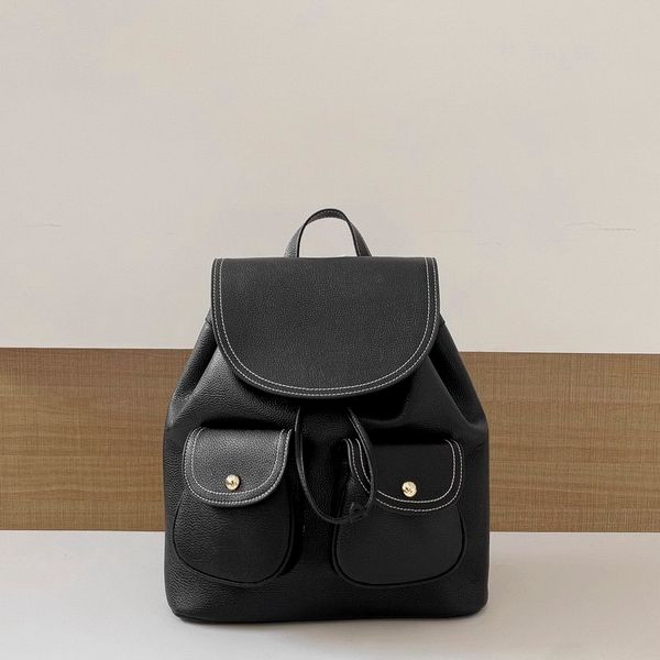 new designer vintage women backpack for teenage girls school bags fashion large backpacks black genuin leather 32x31x14cm
new designer vintage women backpack for teenage girls school bags fashion large backpacks black genuin leather 32x31x14cm