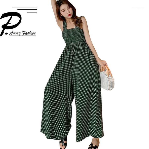 2019 summer large size straight dot casual ankle-length pants women's fashion sleeveles jumpsuits1, Black;white
2019 summer large size straight dot casual ankle-length pants women's fashion sleeveles jumpsuits1, Black;white