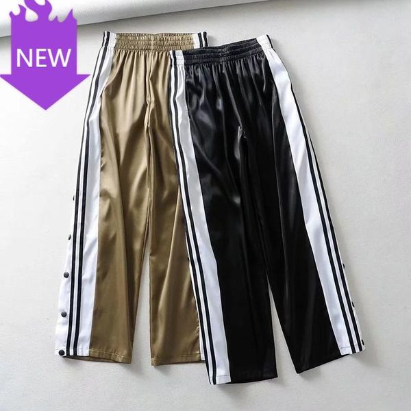 women's pants & capris wide leg women stripe hip hop sweat streetwear button trousers vintage joggers sweatpants casual, Black;white
women's pants & capris wide leg women stripe hip hop sweat streetwear button trousers vintage joggers sweatpants casual, Black;white