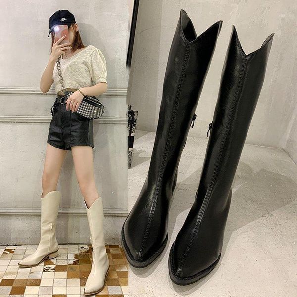 autumn elegant women western boots pleated knee-high boots for women square heels botas mujer knight fashion long high new1, Black
autumn elegant women western boots pleated knee-high boots for women square heels botas mujer knight fashion long high new1, Black