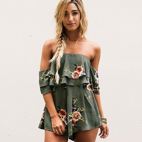 2020 slash neck floral printing playsuit lotus leaf edge flare sleeve loose shorts overalls combishort femme ete ez*1, Black;white
2020 slash neck floral printing playsuit lotus leaf edge flare sleeve loose shorts overalls combishort femme ete ez*1, Black;white