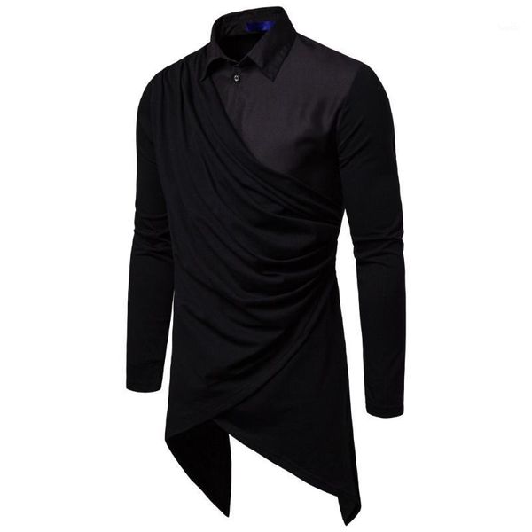 autumn winter men irregular design punk hiphop long sleeve shirt blouse man fake two piece casual shirts nightclub stage clothes1, White;black
autumn winter men irregular design punk hiphop long sleeve shirt blouse man fake two piece casual shirts nightclub stage clothes1, White;black