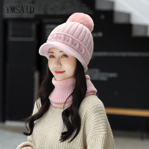 new windproof beanies hat women fashion pearl warm knit hats scarf set female winter padded neck protector cycling wool caps, Blue;gray
new windproof beanies hat women fashion pearl warm knit hats scarf set female winter padded neck protector cycling wool caps, Blue;gray