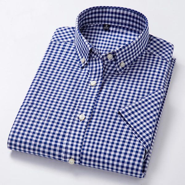 oxford casual leisure design plaid social 100% cotton short sleeve men's dress shirts, White;black
oxford casual leisure design plaid social 100% cotton short sleeve men's dress shirts, White;black