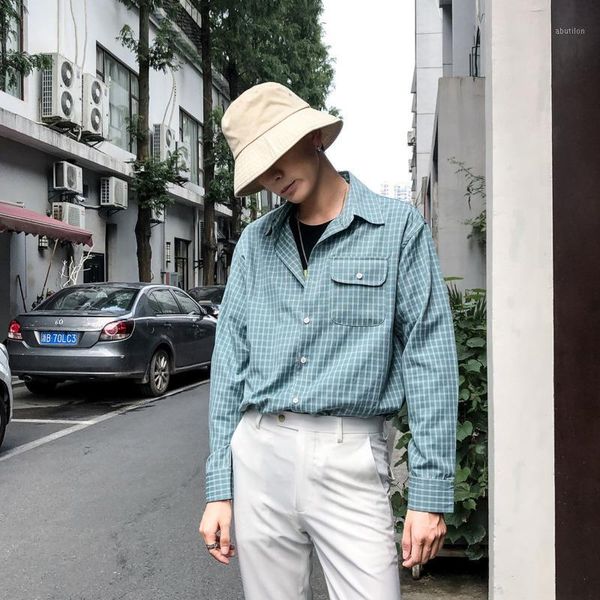men's casual shirts 2021 spring and autumn youth plaid chest pocket design long sleeve shirt fashion loose gray / green -2xl1, White;black
men's casual shirts 2021 spring and autumn youth plaid chest pocket design long sleeve shirt fashion loose gray / green -2xl1, White;black