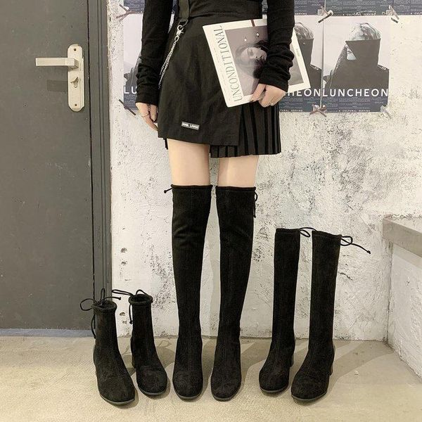 2020 new warm flock knee high boots women fashion high heel long snow boots winter non slip waterproof shoes woman, Black
2020 new warm flock knee high boots women fashion high heel long snow boots winter non slip waterproof shoes woman, Black