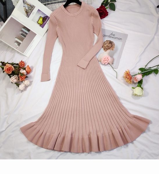 2021 new knitted sweater autumn winter thick warm long sleeve women elegant ruffle streetwear casual a line es hdb8, Black;gray
2021 new knitted sweater autumn winter thick warm long sleeve women elegant ruffle streetwear casual a line es hdb8, Black;gray