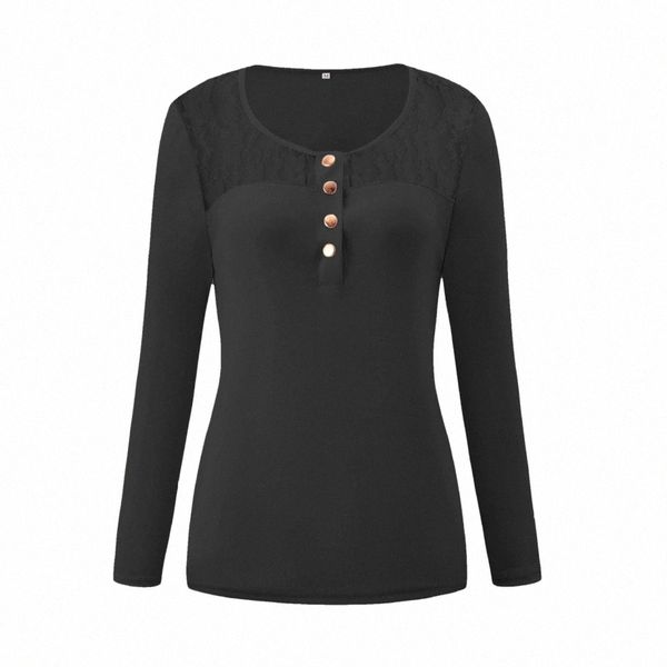 Women Blouses Fashion Lace Patchwork Blouse Cotton Blend Long Sleeve O Neck Buttons shirt Pullover Women's Clothing ropa mujer #qO79, White
Women Blouses Fashion Lace Patchwork Blouse Cotton Blend Long Sleeve O Neck Buttons shirt Pullover Women's Clothing ropa mujer #qO79, White