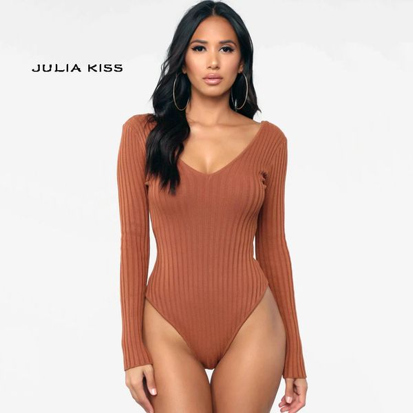 women double v neck ribbed knit bodysuit with long sleeve, Black 
women double v neck ribbed knit bodysuit with long sleeve, Black