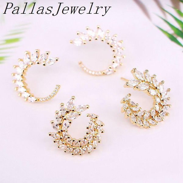 8pairs trendy cz cubic zirconia paved circle stud earrings for women elegant wedding jewelry gift1, Golden;silver
8pairs trendy cz cubic zirconia paved circle stud earrings for women elegant wedding jewelry gift1, Golden;silver