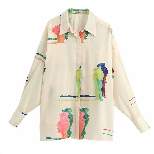 2020 new spring summer european printed large size loose fit female shirt za vadiming sheining women shirt bgb2125, White
2020 new spring summer european printed large size loose fit female shirt za vadiming sheining women shirt bgb2125, White