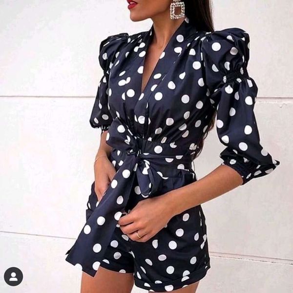2019 new wave point jumpsuit fall v-neck pleated lace up casual shorts m4-0079, Black;gray
2019 new wave point jumpsuit fall v-neck pleated lace up casual shorts m4-0079, Black;gray