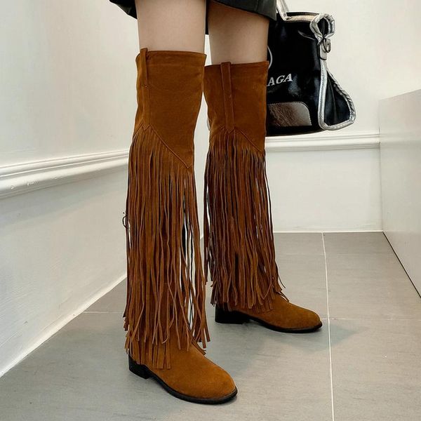 поддельный suede женщины над коленом boots мода fringe плоский с женщины длинные сапоги короткие плюшевые зимний браун абрикос, Black
поддельный suede женщины над коленом boots мода fringe плоский с женщины длинные сапоги короткие плюшевые зимний браун абрикос, Black