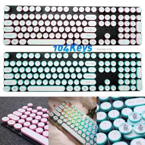 keyboards 104pcs/set abs round keycaps double s diy typewriter keycap for backlit mechanical keyboard circular key cap1
keyboards 104pcs/set abs round keycaps double s diy typewriter keycap for backlit mechanical keyboard circular key cap1