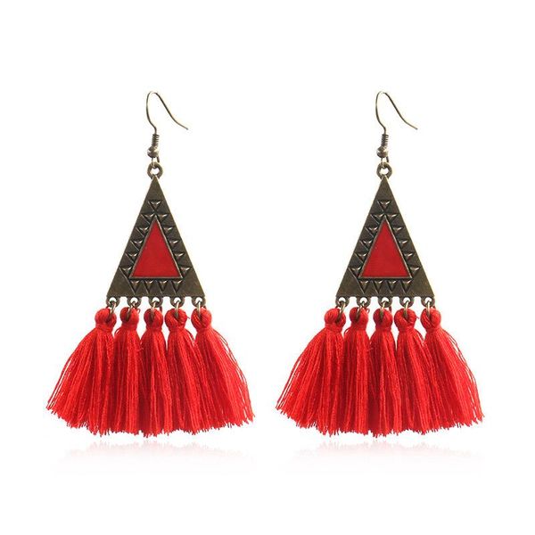 new charm jewelry for laday dangle bohemian colorful tassel earrings boho ethnic long fringed earring for women drop ear rings wholesale, Silver
new charm jewelry for laday dangle bohemian colorful tassel earrings boho ethnic long fringed earring for women drop ear rings wholesale, Silver