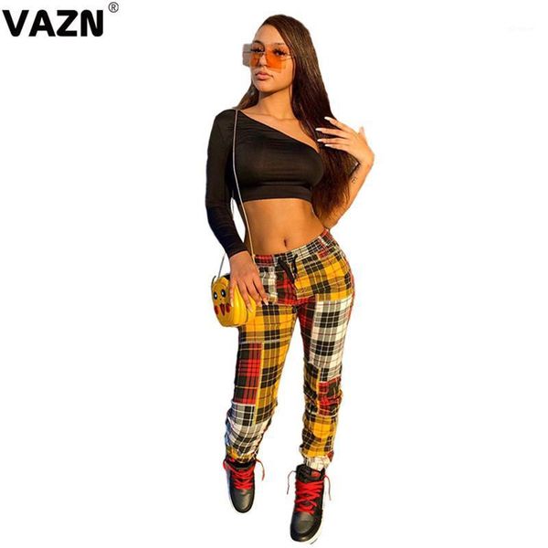 vazn 2020 classic plaid daily regular retro young full length soft elastic joker women waist braid skinny pencil pants1, Black;white
vazn 2020 classic plaid daily regular retro young full length soft elastic joker women waist braid skinny pencil pants1, Black;white