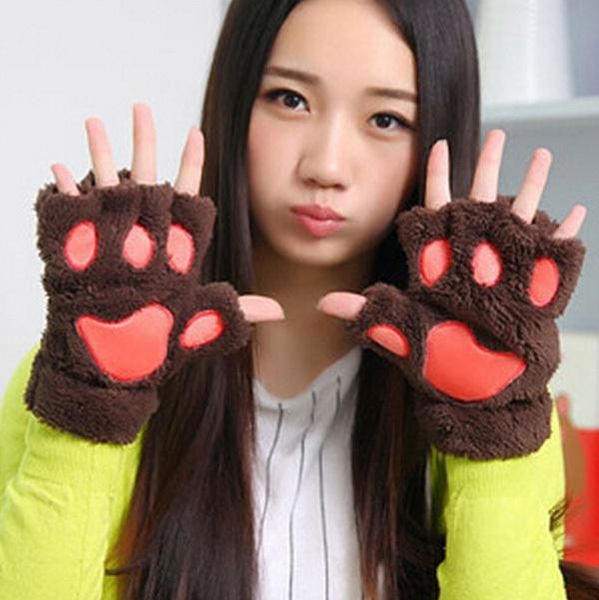 five fingers gloves mileegirl ladies winter fingerless gloves,fluffy bear cat plush claw half finger glove,half cover women female mitten, Blue;gray
five fingers gloves mileegirl ladies winter fingerless gloves,fluffy bear cat plush claw half finger glove,half cover women female mitten, Blue;gray