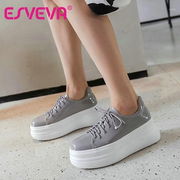 boots esveva 2021 lace up cow leather ankle women winter shoes round toe flat heel concise size 34-391, Black
boots esveva 2021 lace up cow leather ankle women winter shoes round toe flat heel concise size 34-391, Black