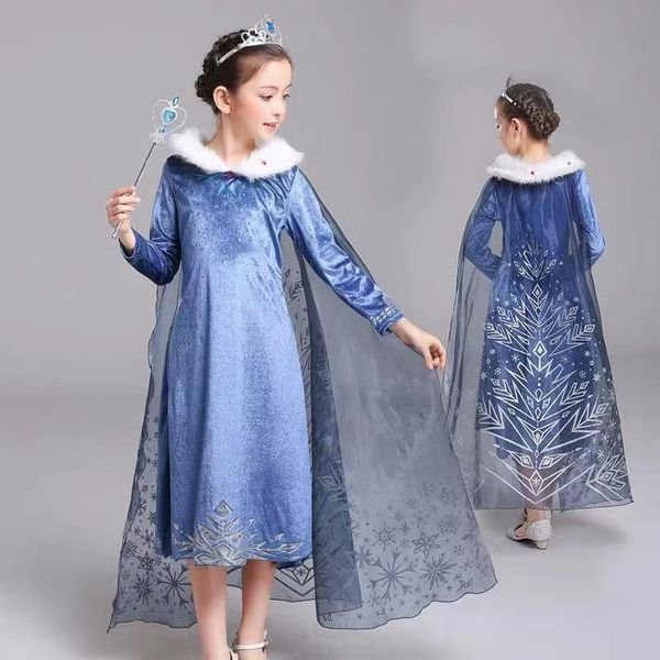 2 costume girls princess ana elza dress halloween fancy party dress baby children christmas cosplay clothing, Red;yellow
2 costume girls princess ana elza dress halloween fancy party dress baby children christmas cosplay clothing, Red;yellow