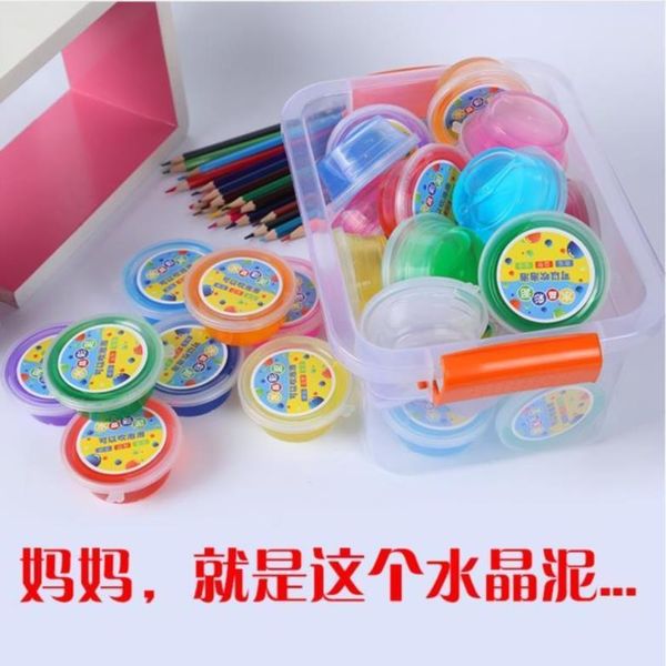 play white popular decoration full set of slug slime crystal mud material decompression beautiful pink color mud
play white popular decoration full set of slug slime crystal mud material decompression beautiful pink color mud