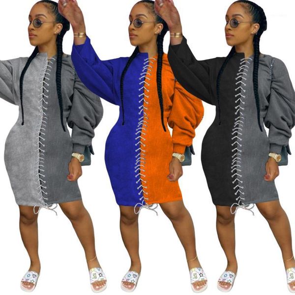 casual dresses hollow out lace up dress women autumn fashion long sleeve color block stylish female clothes loose baggy vestidos1, Black;gray
casual dresses hollow out lace up dress women autumn fashion long sleeve color block stylish female clothes loose baggy vestidos1, Black;gray