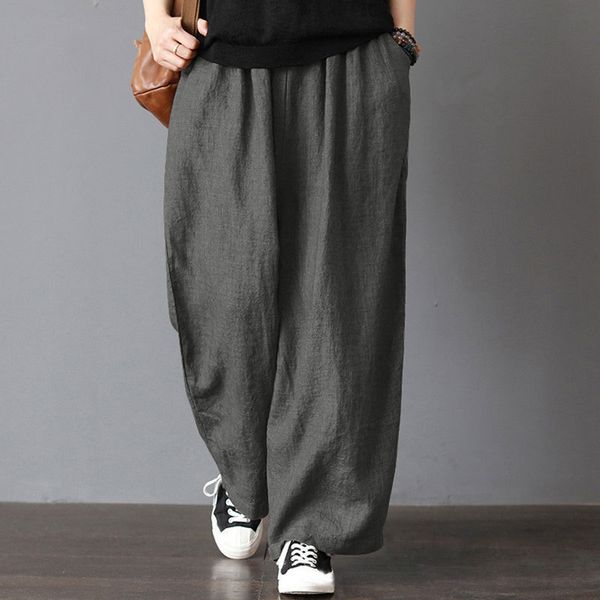 loose women's pants plus size cotton linen pants women spring high waist wide leg pants casual summer trousers streetwear lj201130, Black;white
loose women's pants plus size cotton linen pants women spring high waist wide leg pants casual summer trousers streetwear lj201130, Black;white