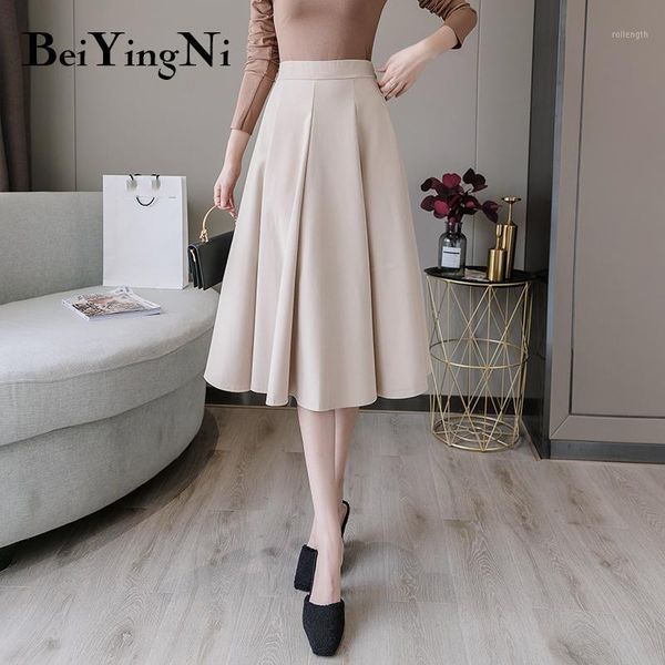 beiyingni elastic high waist skirts womens pleated korean casual a line fashion all-match skirt woman elegant simple faldas1, Black
beiyingni elastic high waist skirts womens pleated korean casual a line fashion all-match skirt woman elegant simple faldas1, Black