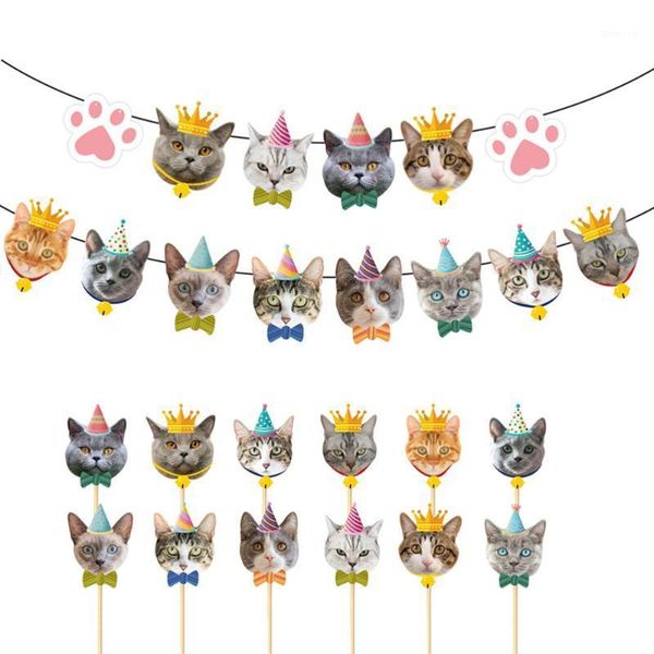 25pcs pet birthday cake picks cat cupcake er fashion dessert picks creative cake decor creative cat banner (1pc banner,1
25pcs pet birthday cake picks cat cupcake er fashion dessert picks creative cake decor creative cat banner (1pc banner,1