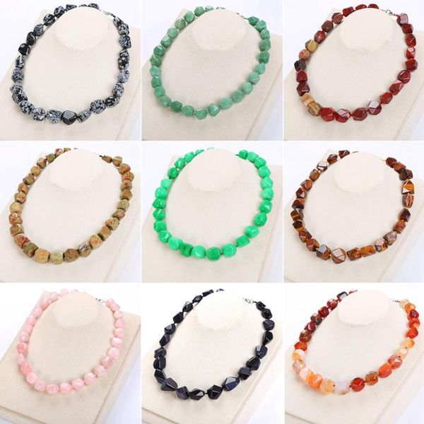 chokers multicolored irregular all-match jewelry 13-20mm opal tiger eye stone necklace girl women fashion collocation wholesale 20", Golden;silver
chokers multicolored irregular all-match jewelry 13-20mm opal tiger eye stone necklace girl women fashion collocation wholesale 20", Golden;silver