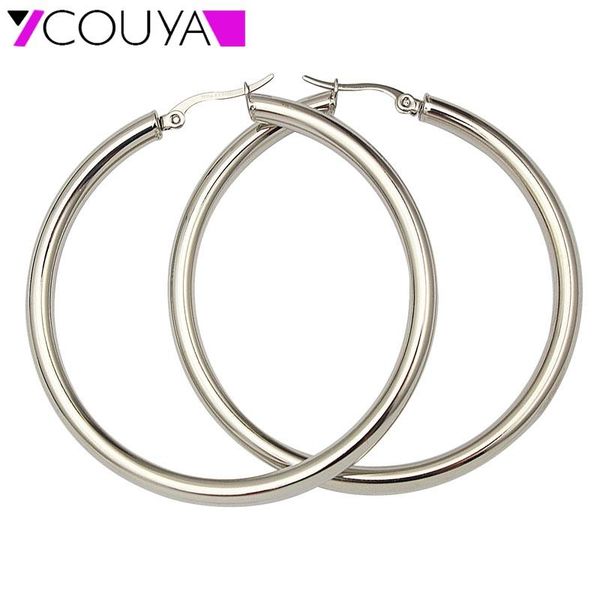 couya stainless steel elegant women's exaggerated big circle hoop earrings simple loop earring jewelry brinco, Golden;silver
couya stainless steel elegant women's exaggerated big circle hoop earrings simple loop earring jewelry brinco, Golden;silver