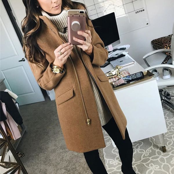 women warm coat long sleeves zipper pockets sweatshirt pullover long coat outwear manteau femme hiver elegant overcoat plus sizex1020, Black
women warm coat long sleeves zipper pockets sweatshirt pullover long coat outwear manteau femme hiver elegant overcoat plus sizex1020, Black