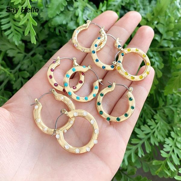 hoop & huggie say hello girl's huggies small hoops earrings skinny rainbow boho classic minimal charming ear stud femme brincos k6179, Golden;silver
hoop & huggie say hello girl's huggies small hoops earrings skinny rainbow boho classic minimal charming ear stud femme brincos k6179, Golden;silver