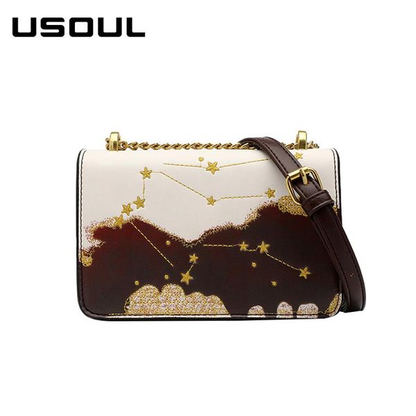 usoul 2020 new woman chain bag embroidery crossbody bags for women pu leather handbags spring vintage small flaps bolsa feminina
usoul 2020 new woman chain bag embroidery crossbody bags for women pu leather handbags spring vintage small flaps bolsa feminina