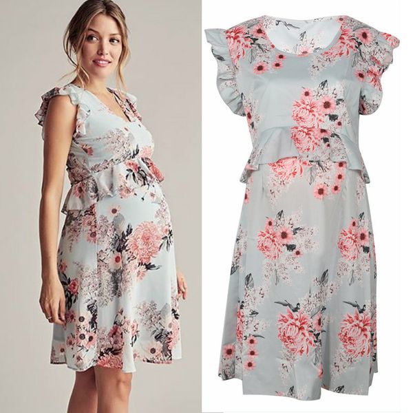 maternity dresses maternity clothes pregnancy dress pregnant dress casual floral falbala pregnants dress comfortable sundress lj201114, White
maternity dresses maternity clothes pregnancy dress pregnant dress casual floral falbala pregnants dress comfortable sundress lj201114, White