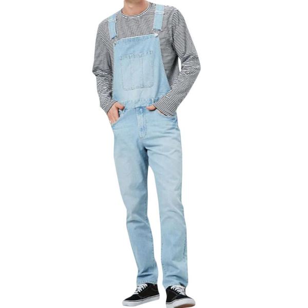 men's jeans casual denim pants men retro overall pocket jumpsuit male suspender trousers clothing, Blue
men's jeans casual denim pants men retro overall pocket jumpsuit male suspender trousers clothing, Blue