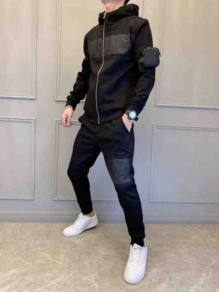 high end mens tracksuit with bag fashion womens hooded clothing casual couples long sleeve sport two piece set size -3xl, Gray
high end mens tracksuit with bag fashion womens hooded clothing casual couples long sleeve sport two piece set size -3xl, Gray