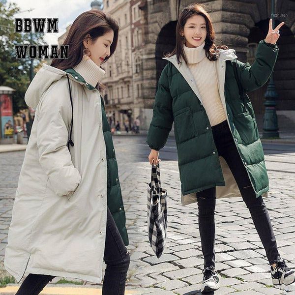 2020 2 side can wear hoodie women parkas long sleeve bread style female coat1, Black
2020 2 side can wear hoodie women parkas long sleeve bread style female coat1, Black