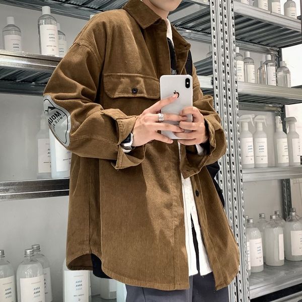 2020 spring and autumn new youth popular japanese retro solid color loose corduroy jacket fashion casual jacket m-2xl, Black;brown
2020 spring and autumn new youth popular japanese retro solid color loose corduroy jacket fashion casual jacket m-2xl, Black;brown