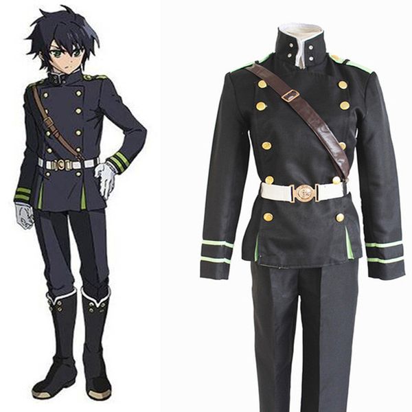 theme costume anime seraph of the end owari no seraph yuichiro hyakuya cosplay costume full set uniform, Black;red
theme costume anime seraph of the end owari no seraph yuichiro hyakuya cosplay costume full set uniform, Black;red